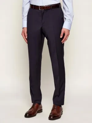 BOSS BLACK Wełniane spodnie H-Genius-MM-251 | Slim Fit