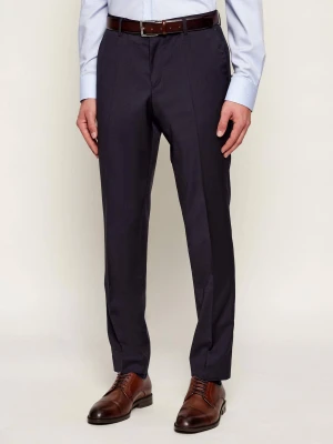BOSS BLACK Wełniane spodnie H-Genius-MM-251 | Slim Fit