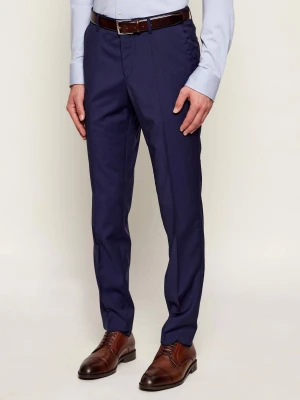 BOSS BLACK Wełniane spodnie H-Genius-MM-251 | Slim Fit