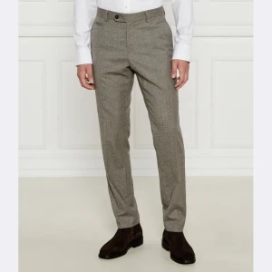 BOSS BLACK Wełniane spodnie H-Genius | Slim Fit