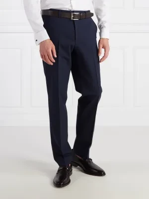 BOSS BLACK Wełniane spodnie H-Lenon-MM-224 | Regular Fit
