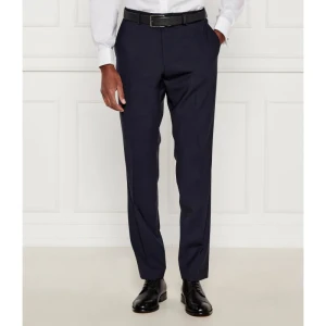BOSS BLACK Wełniane spodnie H-Lenon-MM-224 | Regular Fit