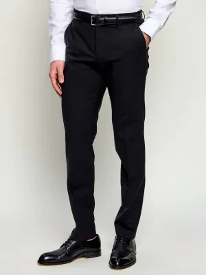 BOSS BLACK Wełniane spodnie H-Lenon-MM-224 | Regular Fit