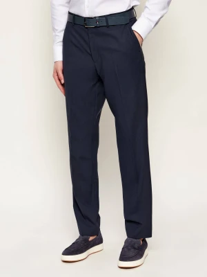 BOSS BLACK Wełniane spodnie H-Lenon-MM-224 | Regular Fit