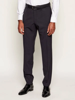 BOSS BLACK Wełniane spodnie H-Lenon-MM-224 | Regular Fit