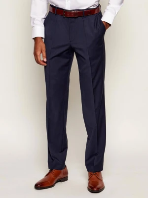 BOSS BLACK Wełniane spodnie H-Leon-MM-C-224 | Regular Fit