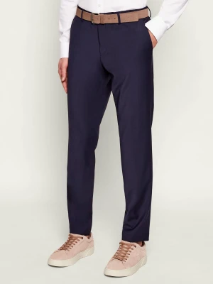 BOSS BLACK Wełniane spodnie P-Genius-CW-WG-261 | Slim Fit
