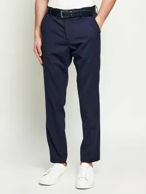 BOSS BLACK Wełniane spodnie P-Genius-RDSWGPK262F | Slim Fit