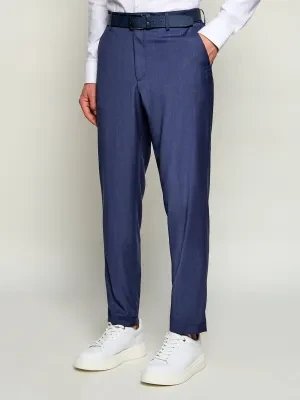 BOSS BLACK Wełniane spodnie P-Perin-C﻿W-WG-262 | Tapered fit