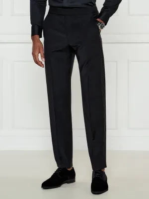 BOSS BLACK Wełniane spodnie Paul Tux | Regular Fit