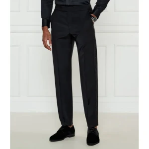 BOSS BLACK Wełniane spodnie Paul Tux | Regular Fit