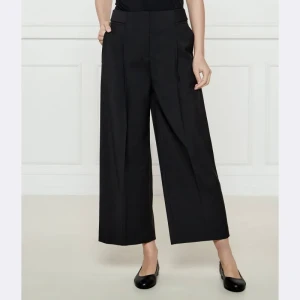 BOSS BLACK Wełniane spodnie Tamania | Regular Fit | high waist