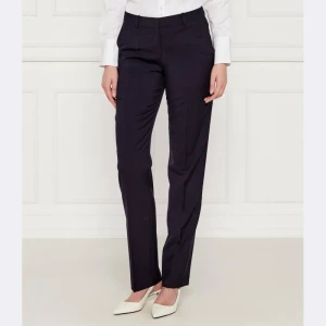 BOSS BLACK Wełniane spodnie Tameah | Slim Fit