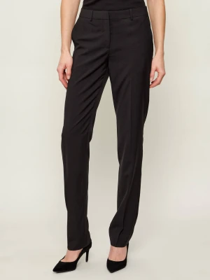 BOSS BLACK Wełniane spodnie Tameah | Slim Fit