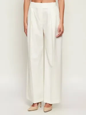 BOSS BLACK Wełniane spodnie TEXENA | Relaxed fit