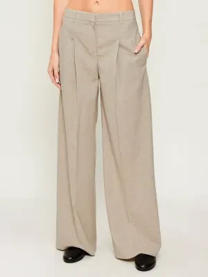 BOSS BLACK Wełniane spodnie Tiana4 | Regular Fit