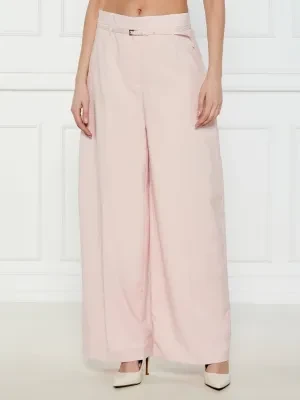 BOSS BLACK Wełniane spodnie Tilda8 | flare fit