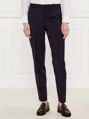 BOSS BLACK Wełniane spodnie Tilunah 10249090 01 | Regular Fit