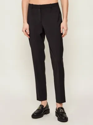BOSS BLACK Wełniane spodnie Tilunah 10249090 01 | Regular Fit