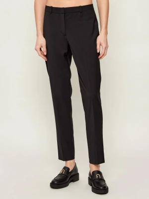 BOSS BLACK Wełniane spodnie Tilunah 10249090 01 | Regular Fit