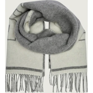 BOSS BLACK Wełniany dwustronny szal Vianna