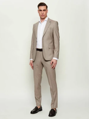 BOSS BLACK Wełniany garnitur H-Houston-2pcs-261 | Slim Fit