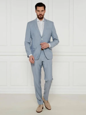 BOSS BLACK Wełniany garnitur H-Huge-2Pcs-224 | Slim Fit