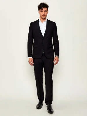 BOSS BLACK Wełniany garnitur H-Huge-2Pcs-224 | Slim Fit