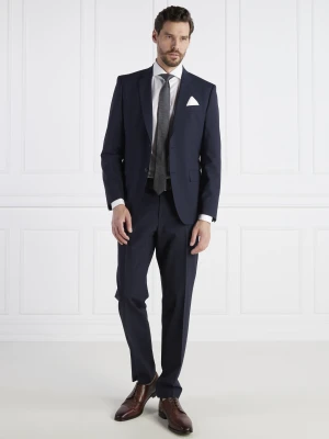 BOSS BLACK Wełniany garnitur H-Huge-2Pcs-224 | Slim Fit