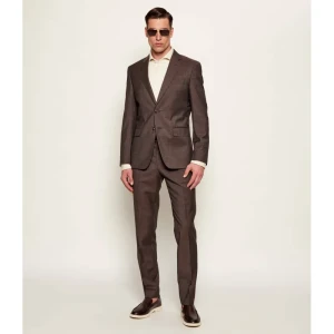 BOSS BLACK Wełniany garnitur H-Huge-2Pcs-253 | Slim Fit