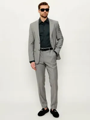 BOSS BLACK Wełniany garnitur H-Huge-2Pcs-253 | Slim Fit