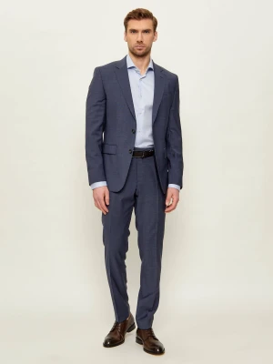 BOSS BLACK Wełniany garnitur H-Huge-2Pcs-253 | Slim Fit