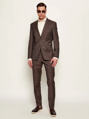 BOSS BLACK Wełniany garnitur H-Huge-2Pcs-253 | Slim Fit