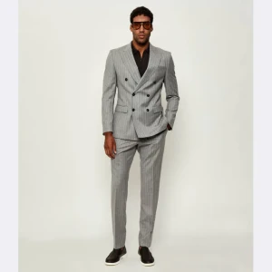 BOSS BLACK Wełniany garnitur H-Huge-2pcs-DB-254 | Slim Fit