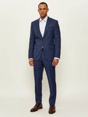 BOSS BLACK Wełniany garnitur H-Huge-2Pcs-Peak-253 | Slim Fit