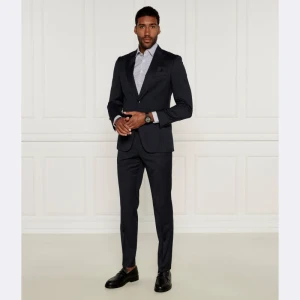 BOSS BLACK Wełniany garnitur H-Huge-2Pcs-Peak | Slim Fit