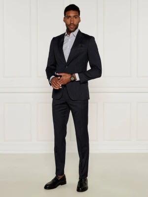 BOSS BLACK Wełniany garnitur H-Huge-2Pcs-Peak | Slim Fit