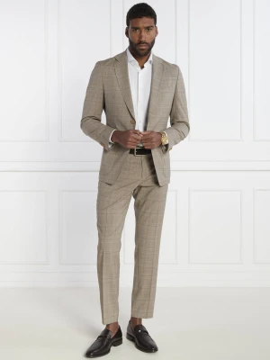 BOSS BLACK Wełniany garnitur P-Huge-2Pcs-241 | Slim Fit
