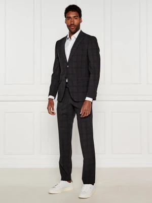 BOSS BLACK Wełniany garnitur P-Huge-2Pcs-252 | Slim Fit