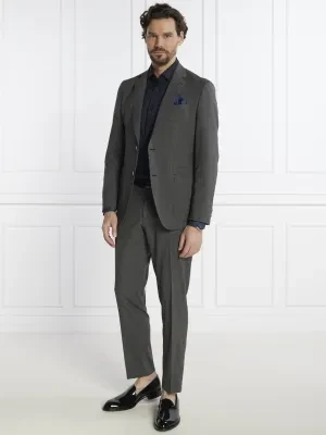 BOSS BLACK Wełniany garnitur P-Huge | Slim Fit