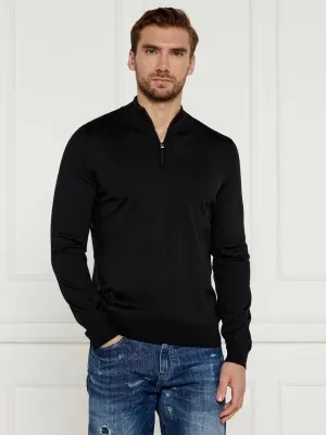 BOSS BLACK Wełniany golf Ebenji | Regular Fit