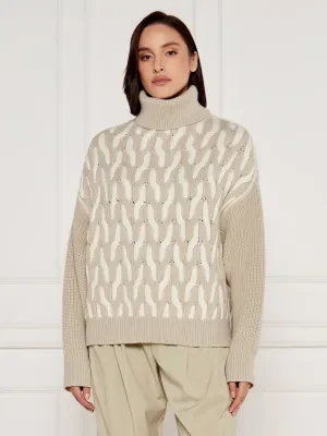 BOSS BLACK Wełniany golf Ferdolia | Regular Fit