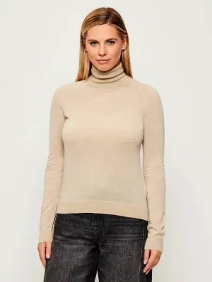 BOSS BLACK Wełniany golf Frizani | Slim Fit