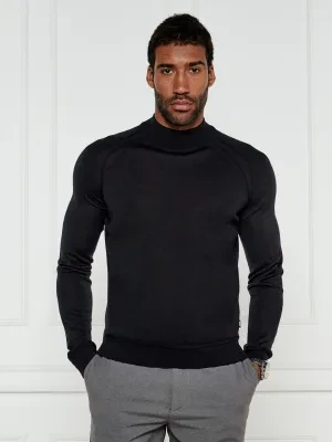 BOSS BLACK Wełniany golf H-Barcel | Slim Fit