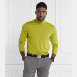 BOSS BLACK Wełniany golf Musso-P | Slim Fit