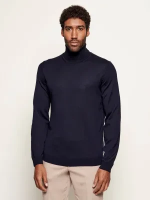 BOSS BLACK Wełniany golf Musso-P | Slim Fit