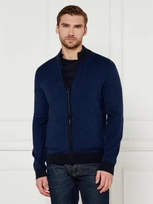 BOSS BLACK Wełniany kardigan H-Eltorno | Regular Fit