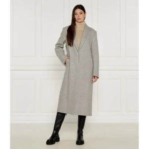 BOSS BLACK Wełniany płaszcz Carund