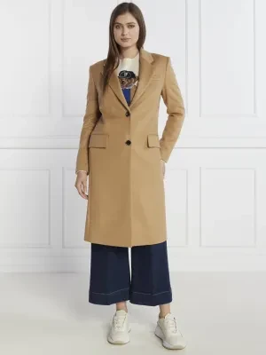 BOSS BLACK Wełniany płaszcz Catara | z dodatkiem kaszmiru