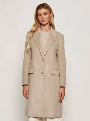 BOSS BLACK Wełniany płaszcz Classin